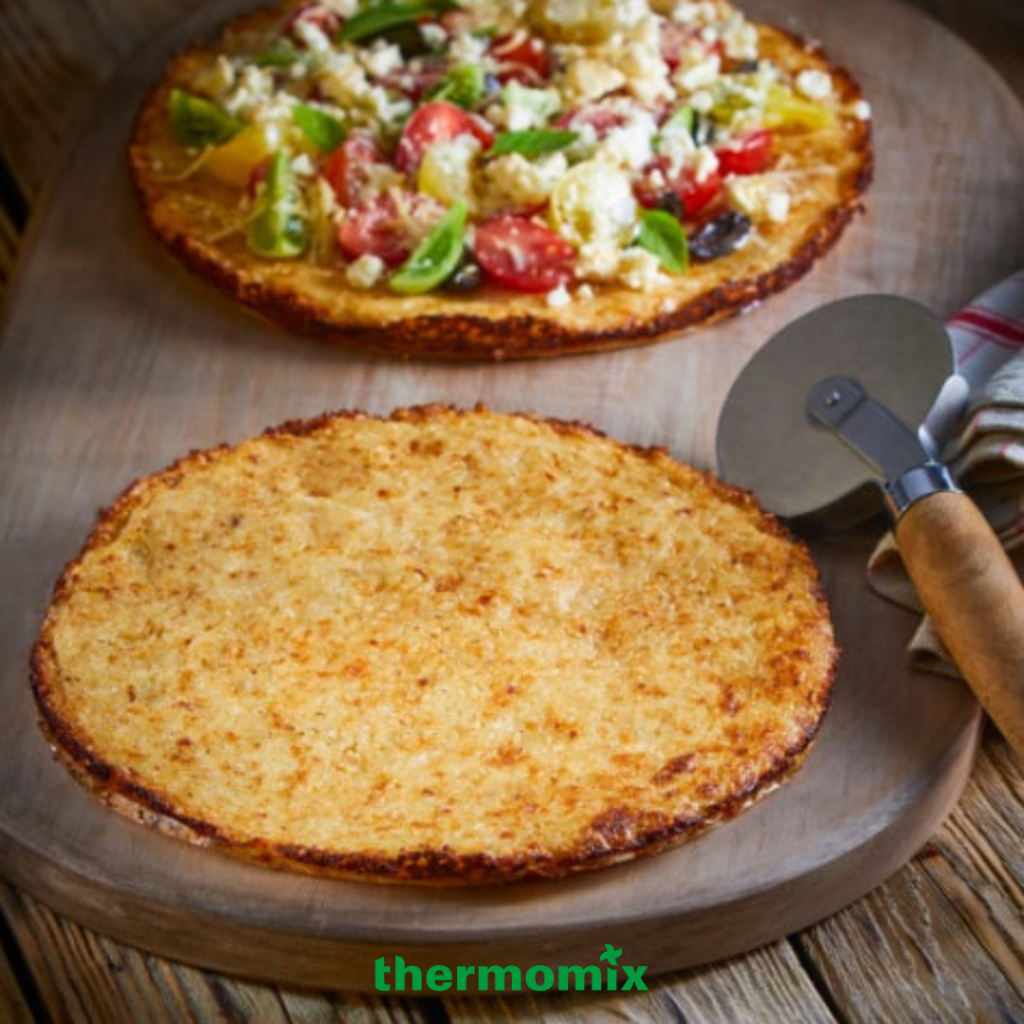 Bloemkool bodem pizza recept thermomix